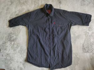 38-40 Slim Fit Blue Men Shirt