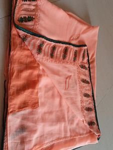 light weight embroidered chiffon saree, very beaut
