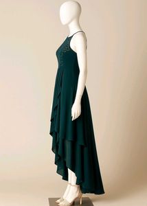 Elegant Teal Maxi Dress