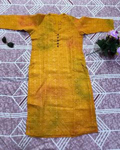 Elegant Yellow Kurta