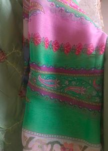 patchwork unstitched dress rayon material chiffon