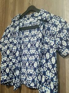 Blue Patterned Shirt