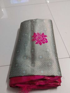 Elegant Silk Blend Saree