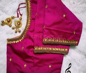 Aari Work Blouse Below 1000Rs.. UNSTITCHED .. Stitch Also Available But..U Need To Pay Extra (320rs)
