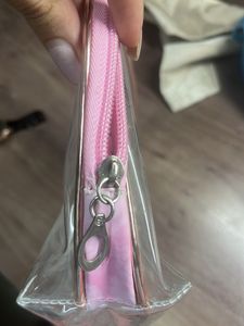 transparent travel pouch
