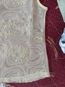 floral net top women