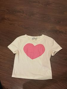 H&amp;M Heart Crop Top