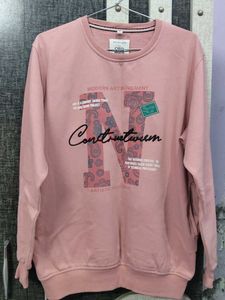Pink Graphic Sweatshirt