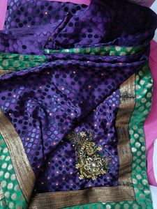 Stone Work Saree