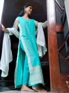 Elegant Blue Kurta