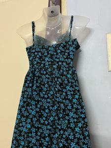 Pintrest Floral Print Midi Dress