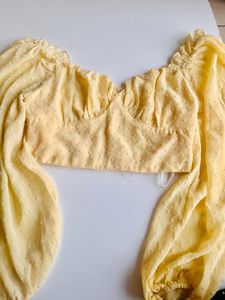 Yellow Crop Top