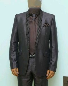 Mens Suit - Brown -