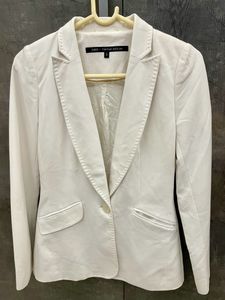 White Full Sleeves blazer