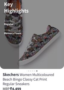 BOBS from Skechers Cat Print Shoes