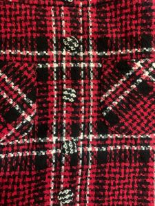 Mini Skirt In Tweed Design(Woolen/Acrylic)