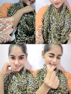 Leopard Print Scarf