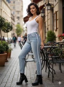 M@63 Size-30 (Sale) Latest Ladies high waist Jeans