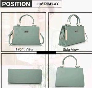 Mint Green Quilted Handbag