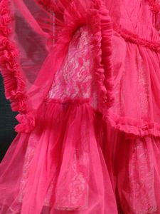 Adorable Pink Ruffled Party Dress