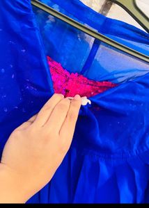 Blue Sequin Punjabi Pretty Suit