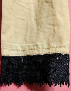 Embroidered Black Golden Suit Set