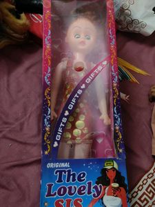 Lovely Sister Doll in Pink Dress - New Toy