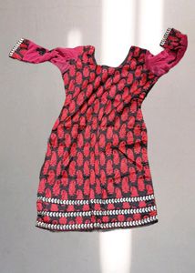 Beautiful red And Black Kurta