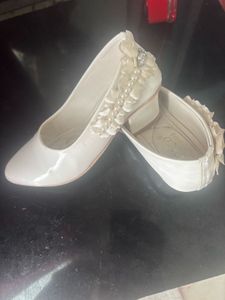 White Heel Shoes For Kids