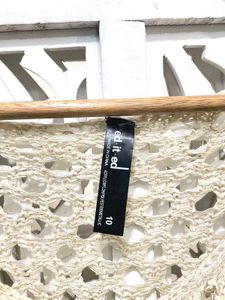 Imported Crochet Knit Sweater C