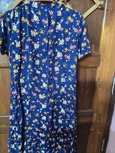 Floral Print Duster Cardigan