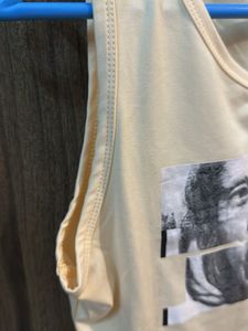 Graphic Crop Tank Top