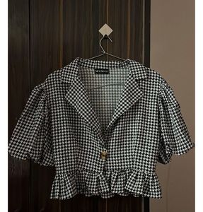 Cute Knit Polo Top