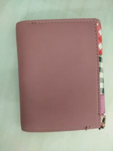 Pink Fold Purse