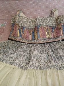 This Is Indo Western Skirt With Upper And Dupatta