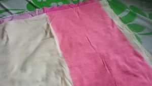 Beautiful Khadi Cotton Saree With Tassels
