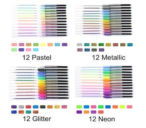 Neon Color Gel Pens - 48 Pack