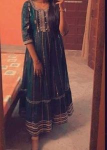 Royal Blue Anarkali Suit