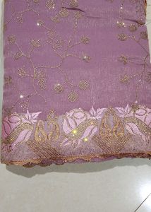 Zari Work Saree