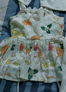 Kurta Pyjama Set Duppata White Squnce Bust Size Is