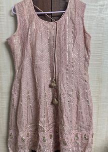 Elegant Peach Anarkali