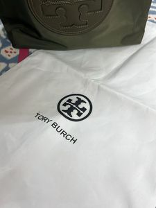 Tory Burch Olive Green Tote Bag