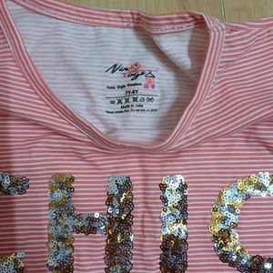 Chic Girl Kids Outfit - Peplum Top &amp; Shorts