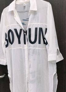 oversized long shirt