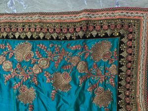 Heavy Work Saree With Blouse