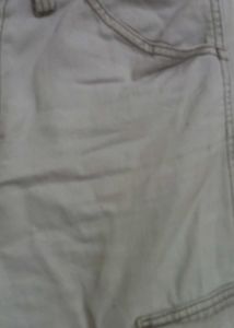 HnM Beige Cargo Pants