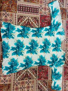 🟥Floral Print Tunic Top