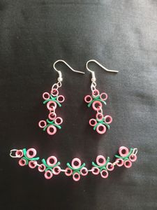 Handmade Quilling jewellery set