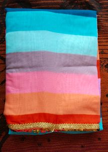 Multicolour Georgette Saree For Women