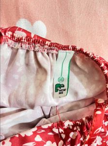 Newme Floral Red Mini Dress